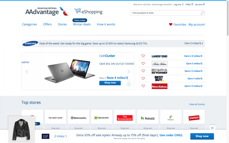 aadvantage-american-airlines-eshopping-portal-homepage-coworkaholic