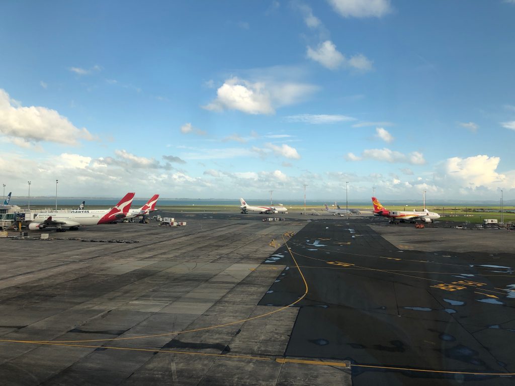 airplanes on a runway