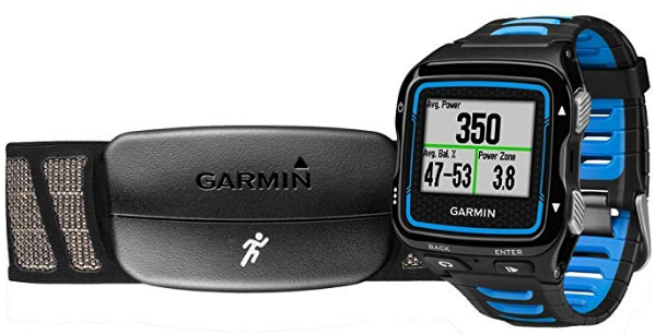 a garmin watch with a running device