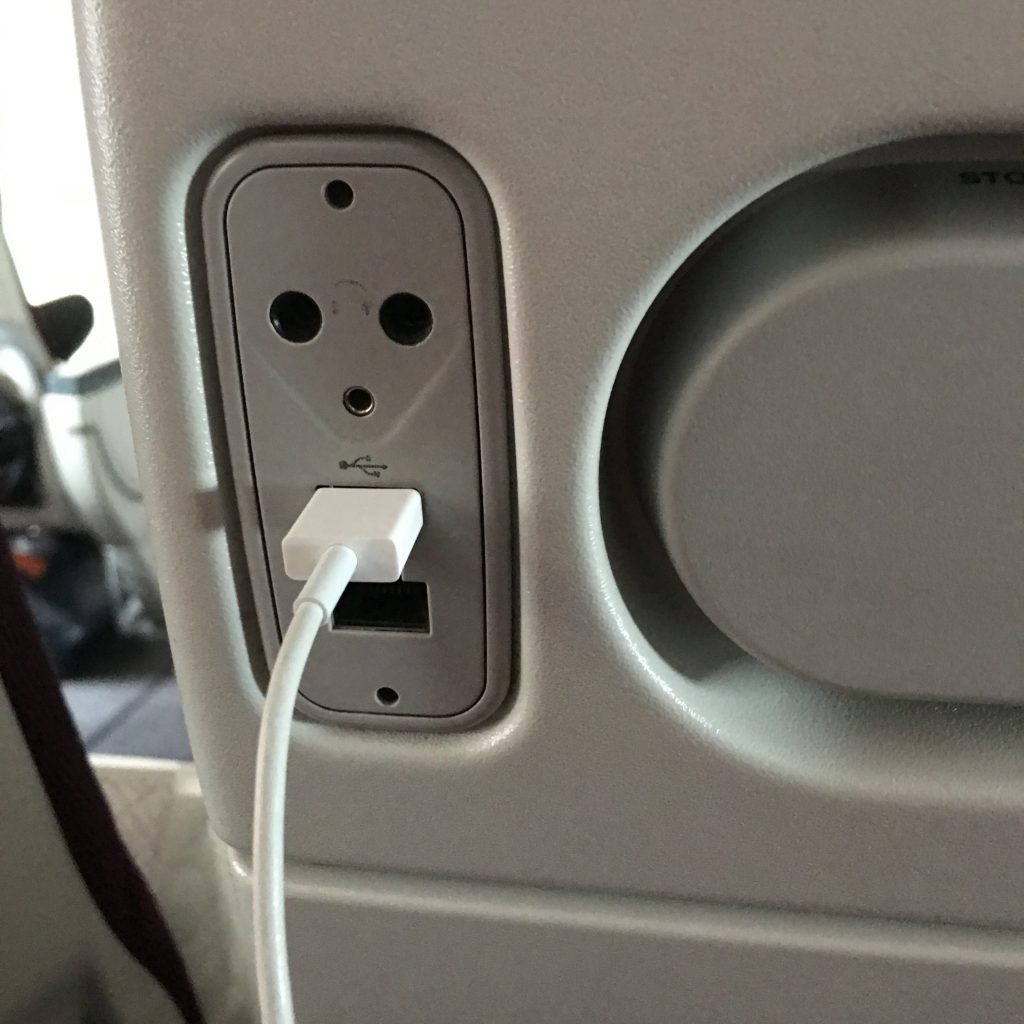 a close up of a plug in a socket