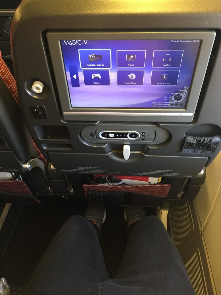 a screen on a plane