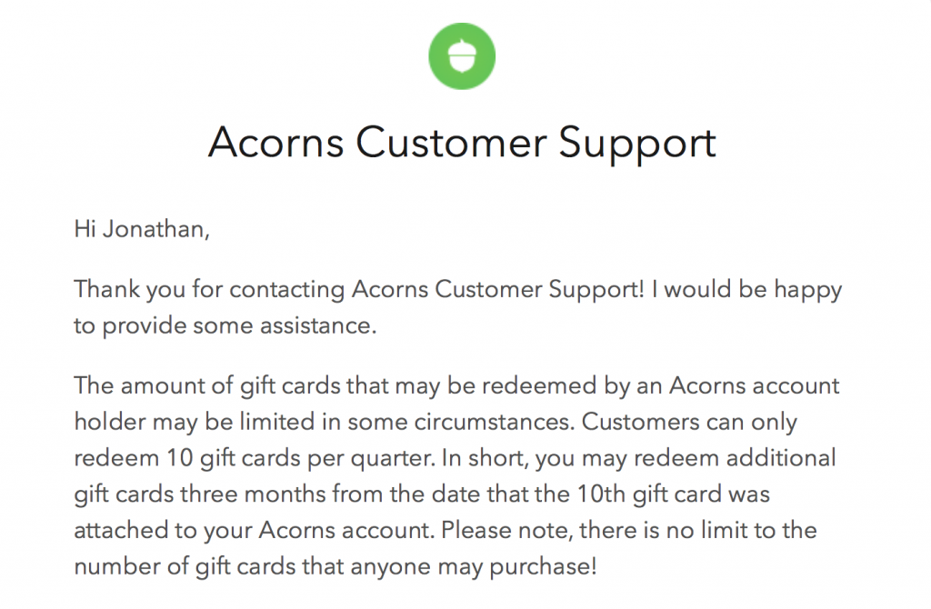 a screenshot of a gift card