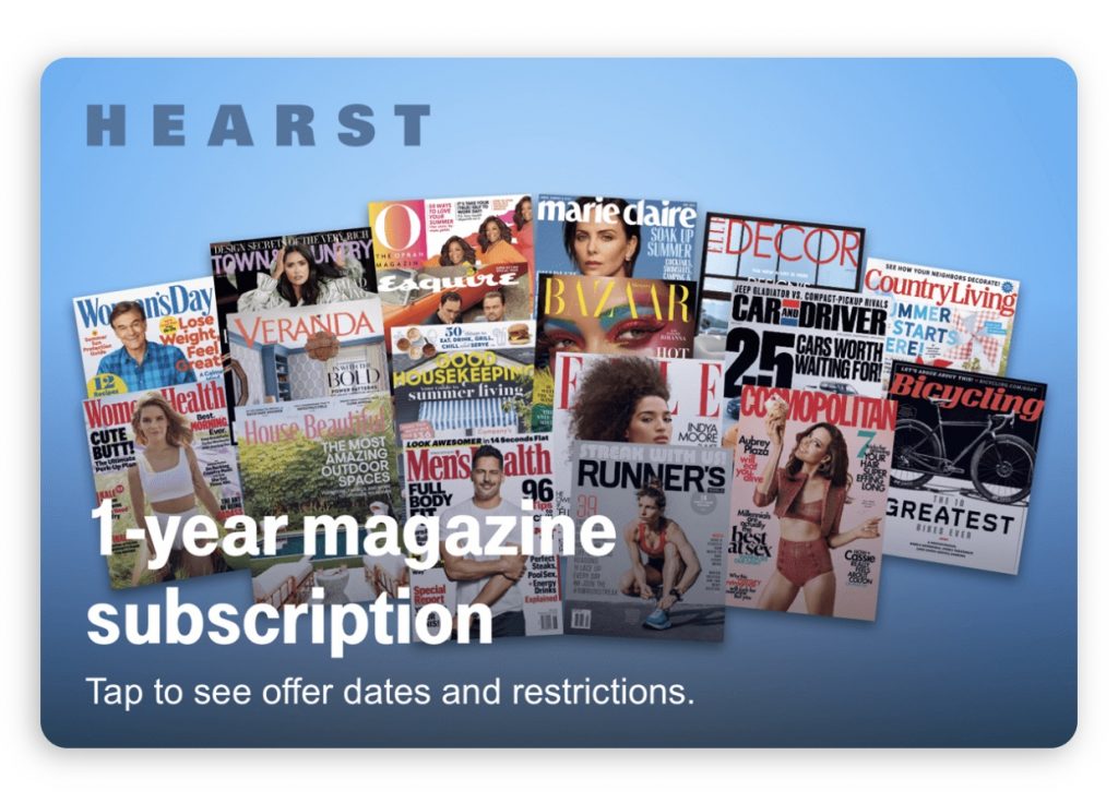 a group of magazines on a blue background
