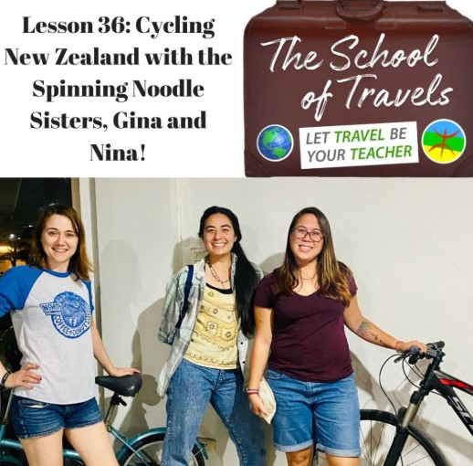 a group of women standing next to bicycles