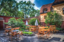 Outdoor dining in Europe