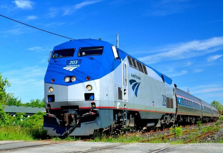 Amtrak train