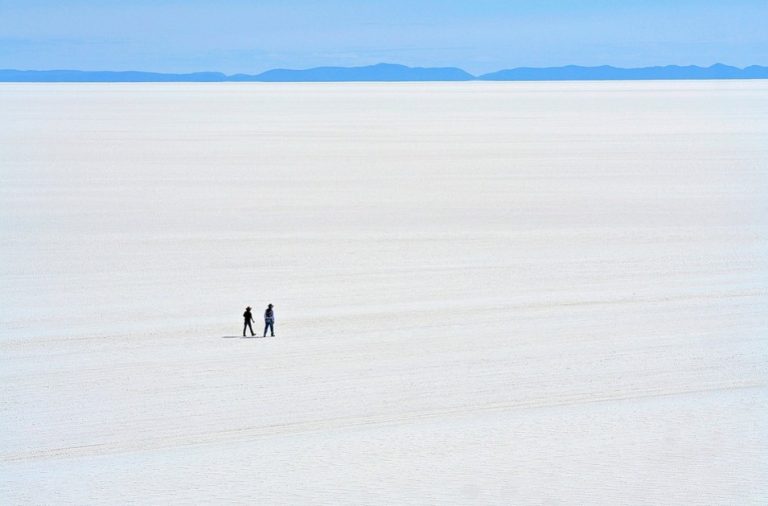 Bolivia salt fields