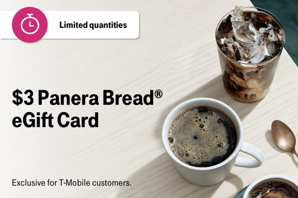 Free Amazon Panera Gift Cards From T Mobile Tuesdays