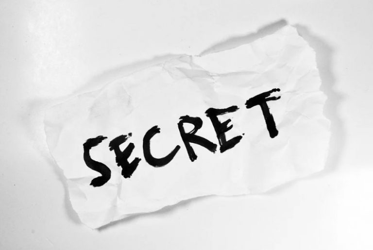 Secret on paper